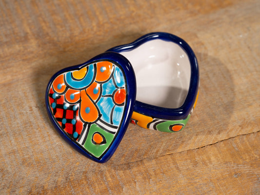 "Corazon" Heart Jewelry Box Cobalt