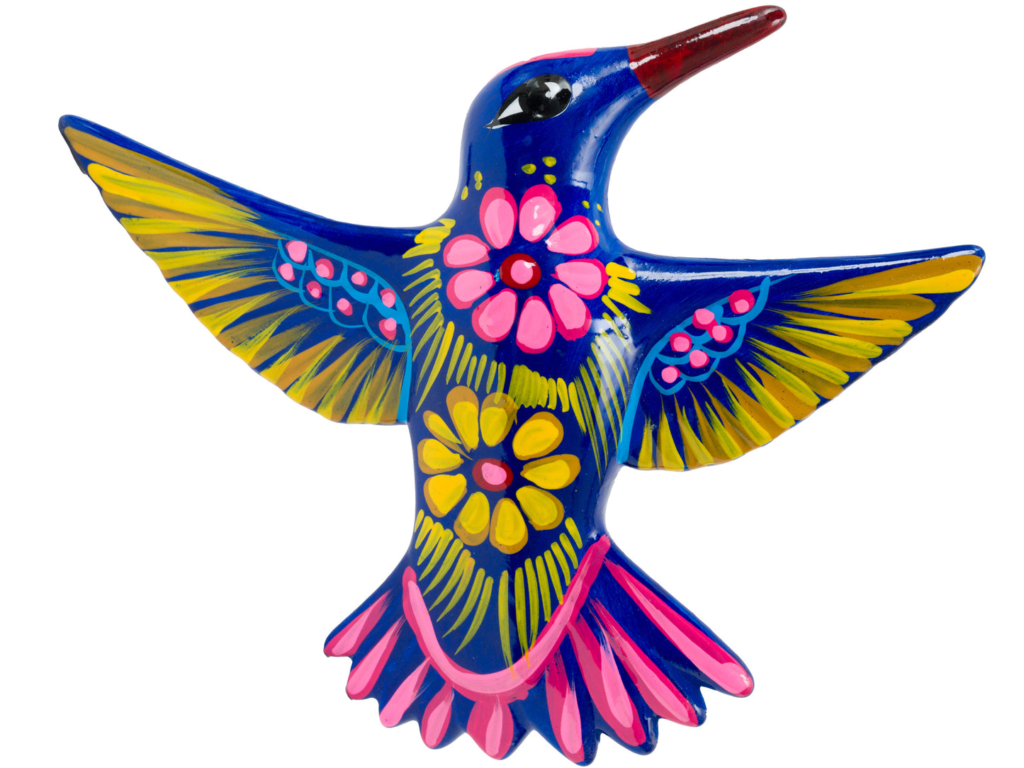 Hummingbird - Wall Art - Cobalt - Center - (1PC)