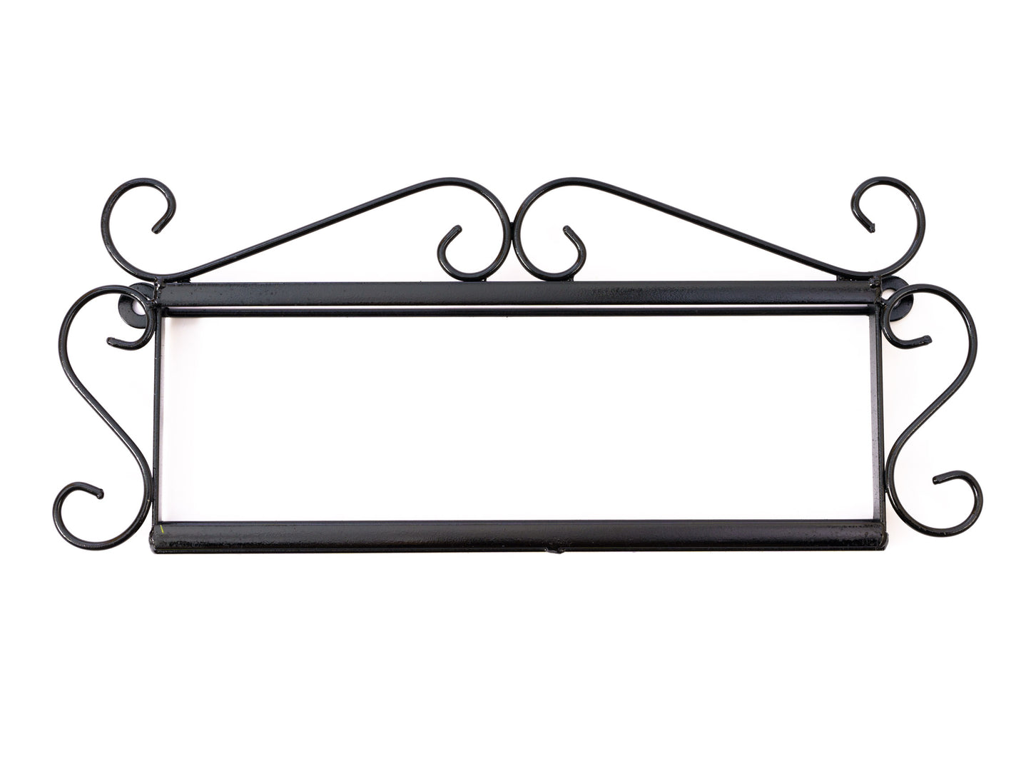 Address Tile Metal Frame - Wrought Iron - Black - MULTIPLE SIZES