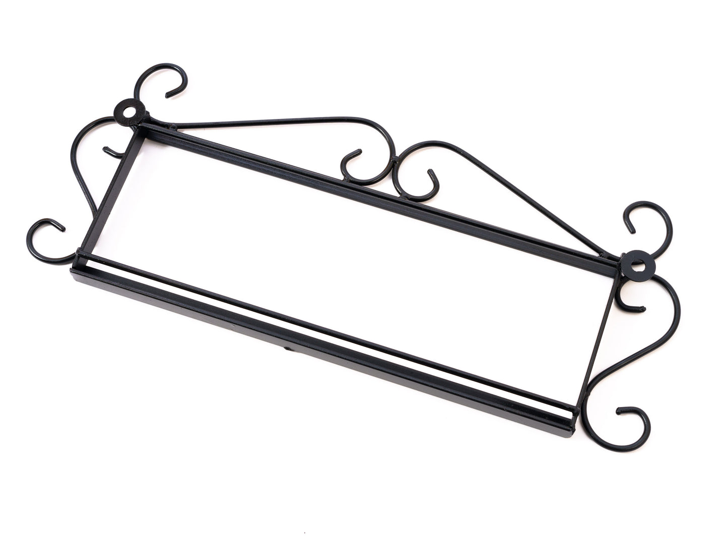 Address Tile Metal Frame - Wrought Iron - Black - MULTIPLE SIZES