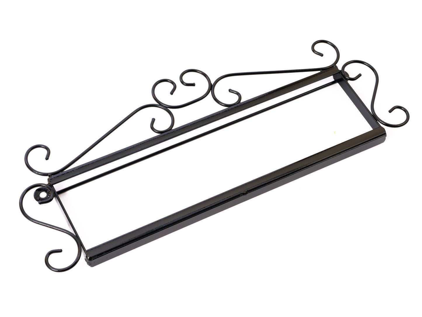 Address Tile Metal Frame - Wrought Iron - Black - MULTIPLE SIZES