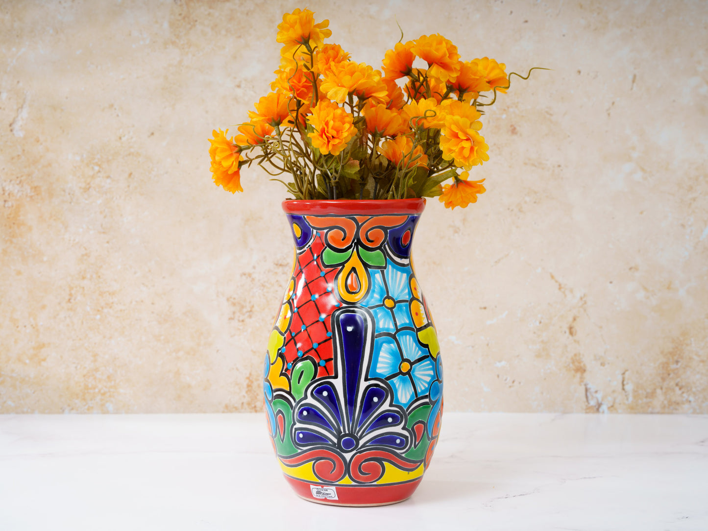 Classic Flower Vase - Red