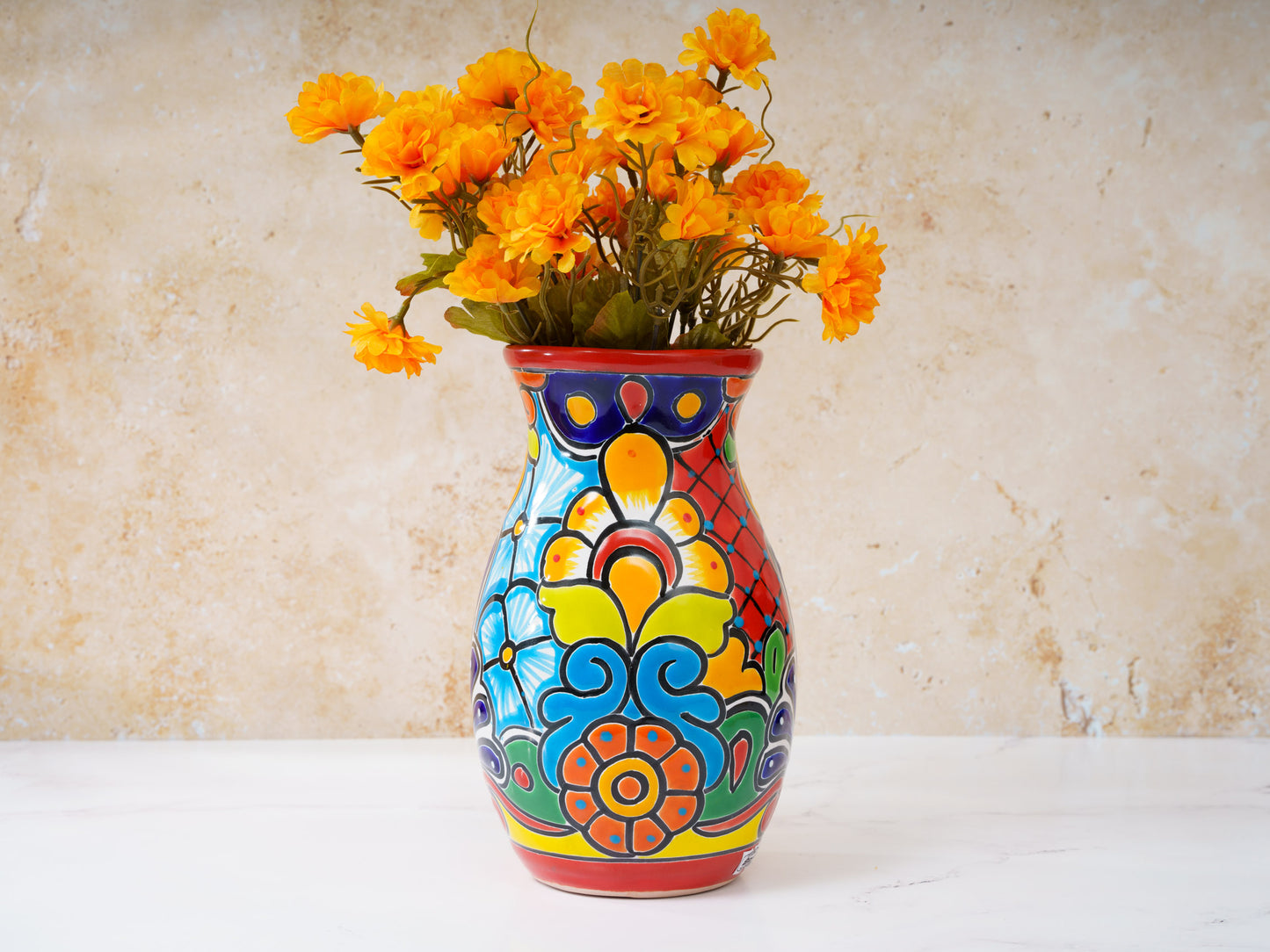 Classic Flower Vase - Red