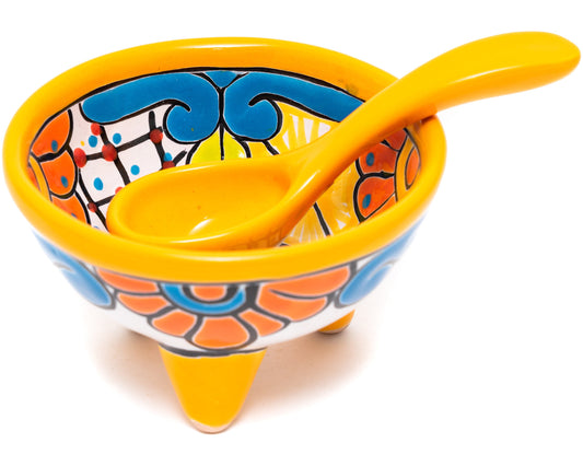 Salsa Bowl & Spoon Marigold