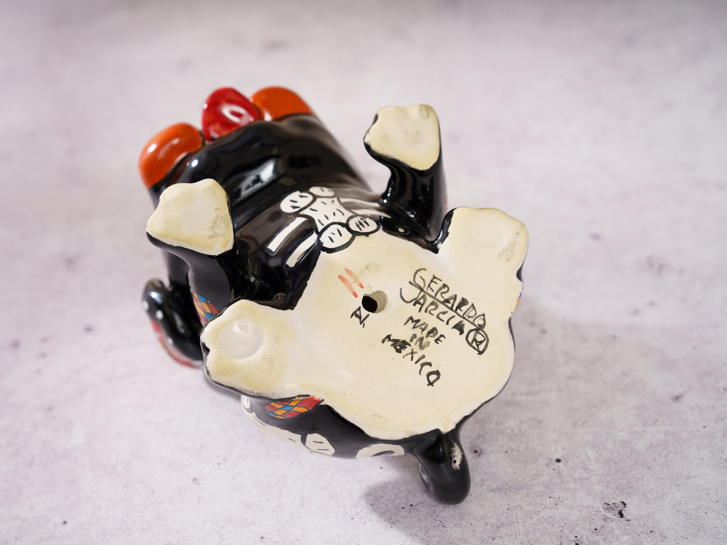 Premium Quality Small Bulldog Figure - Black