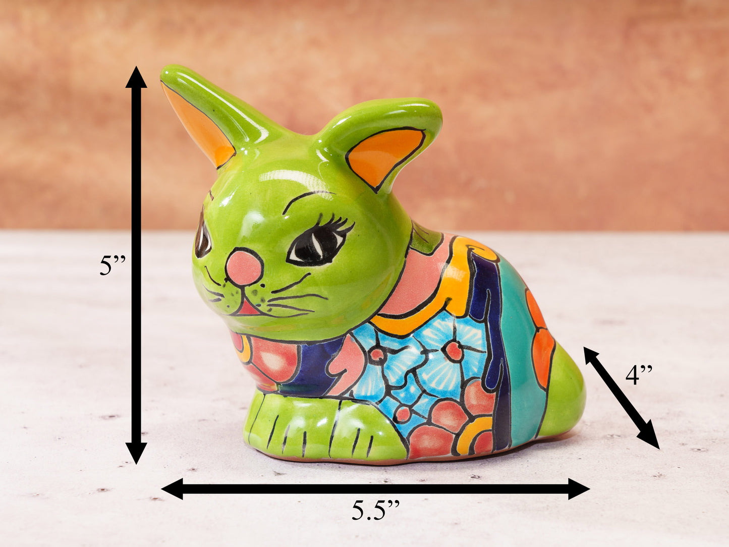 Bunny Figure - Small - Lime Green