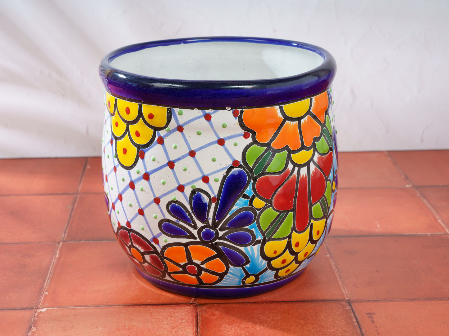 Campana Medium Planter - Cobalt