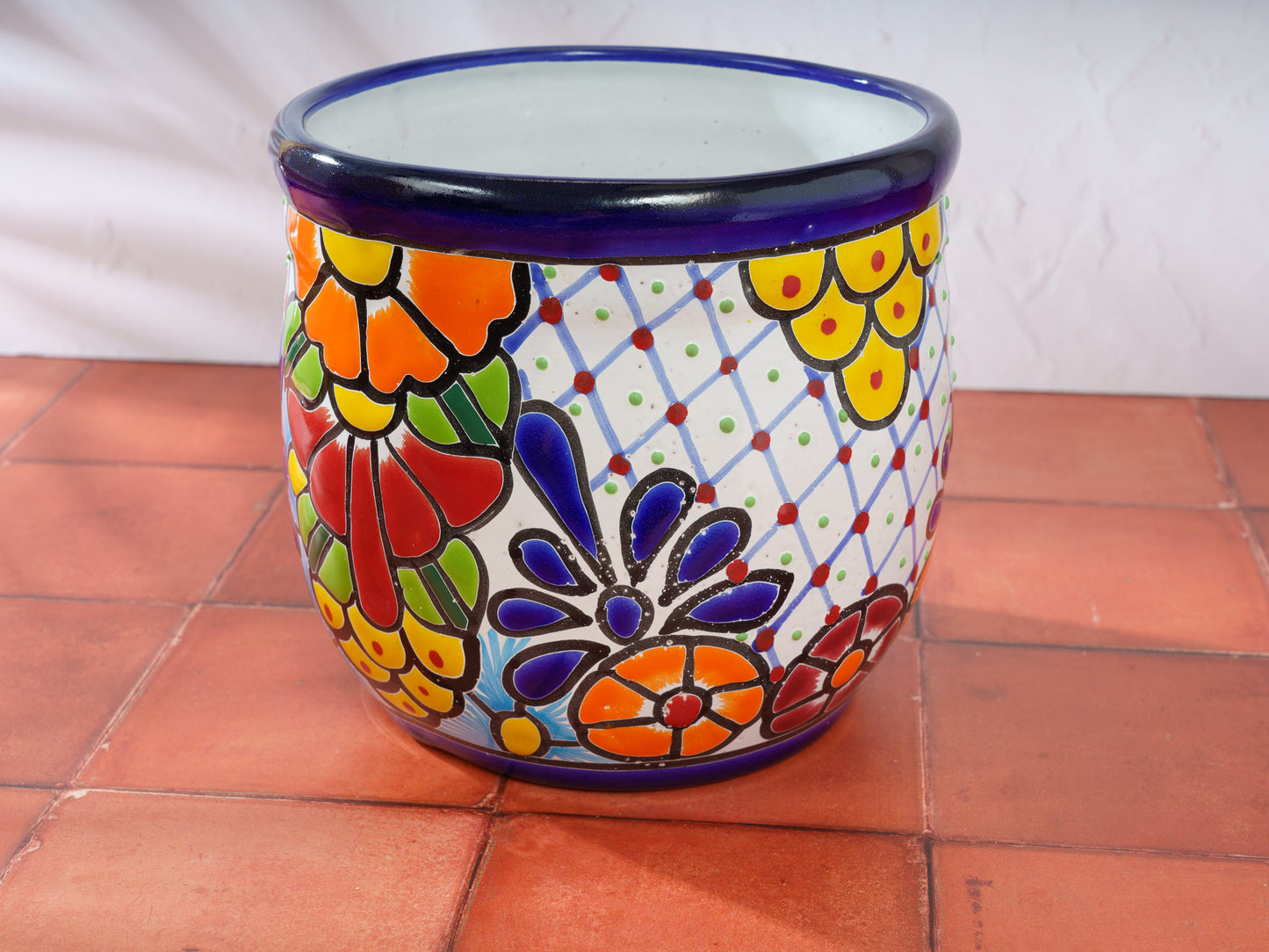 Campana Medium Planter - Cobalt