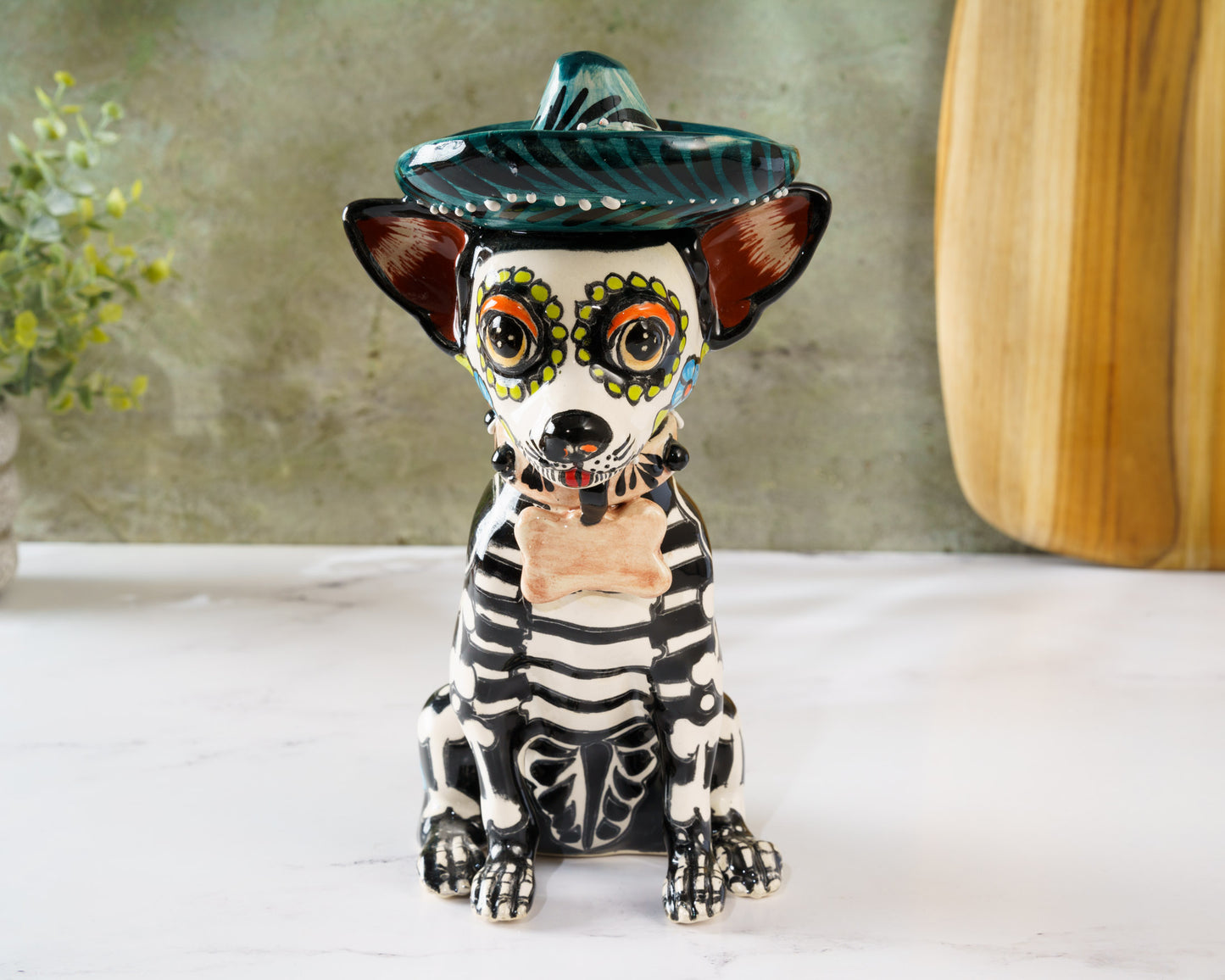 Premium Quality Chihuahua Sombrero Dog  Dia De Los Muertos