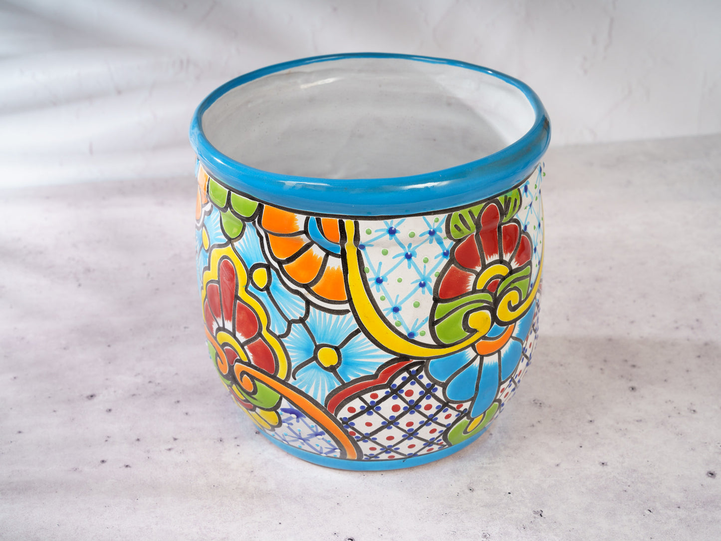 Circular Planter - Large - Turquoise - (1PC)