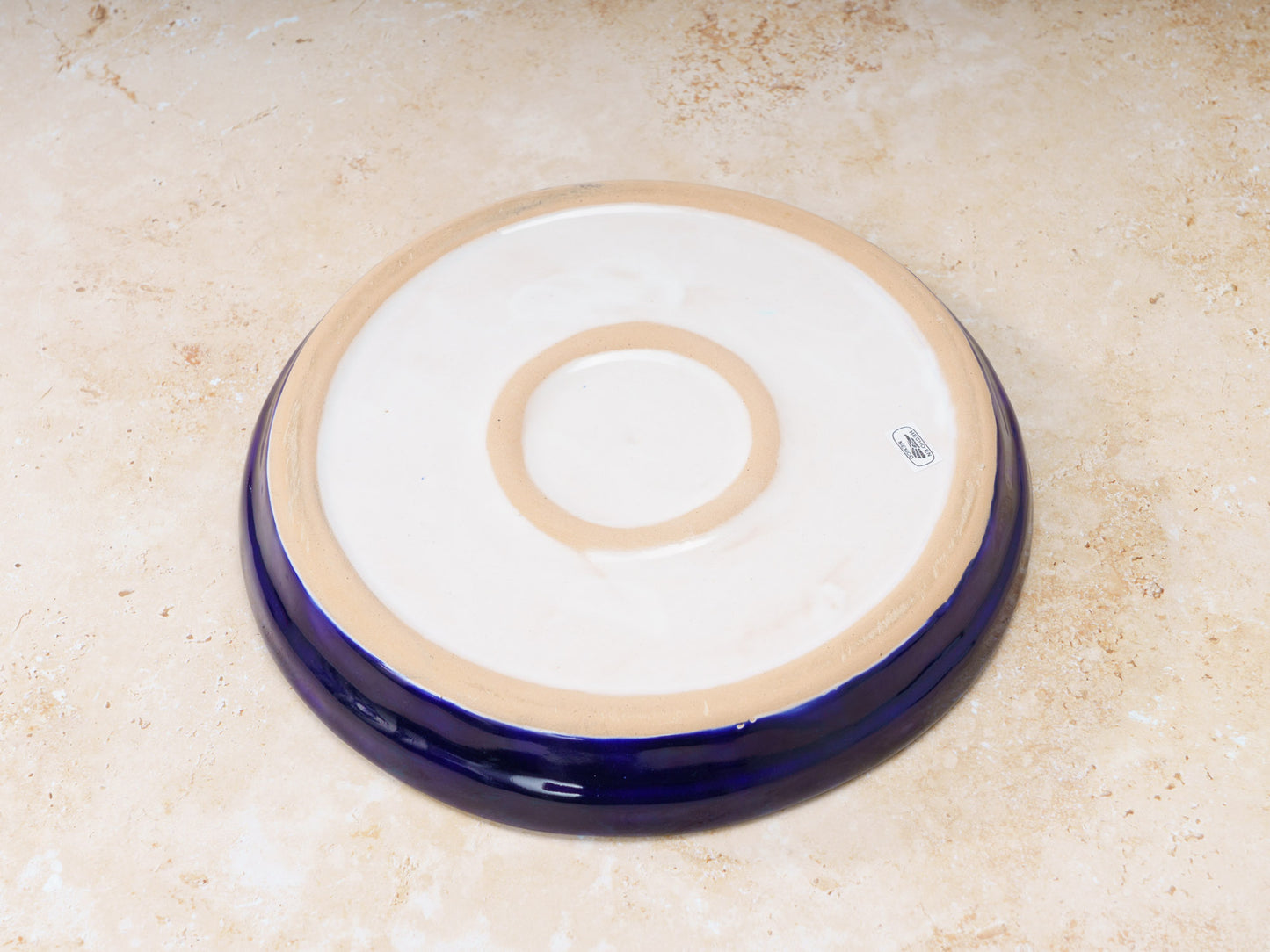 Circular Saucer - 12 Inch - Cobalt