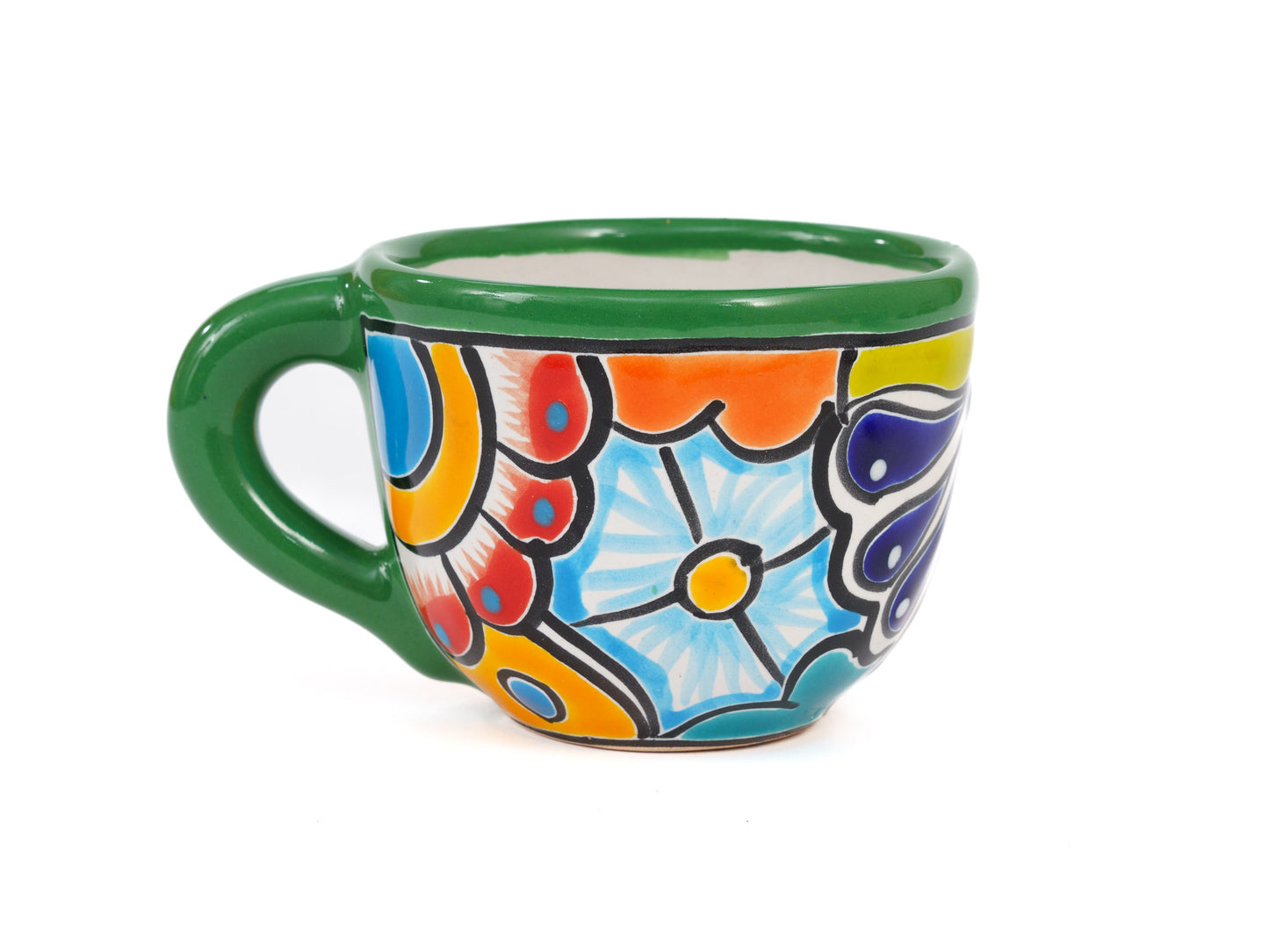 Cappuccino Cup Mug - Deep Green - (1PC)