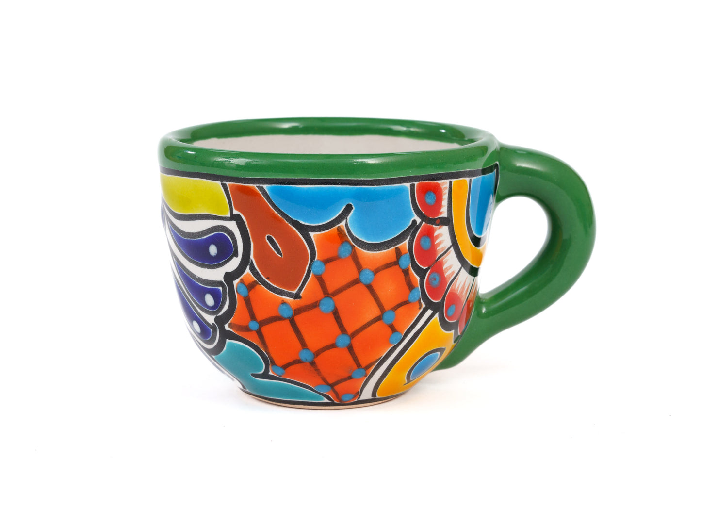 Cappuccino Cup Mug - Deep Green - (1PC)