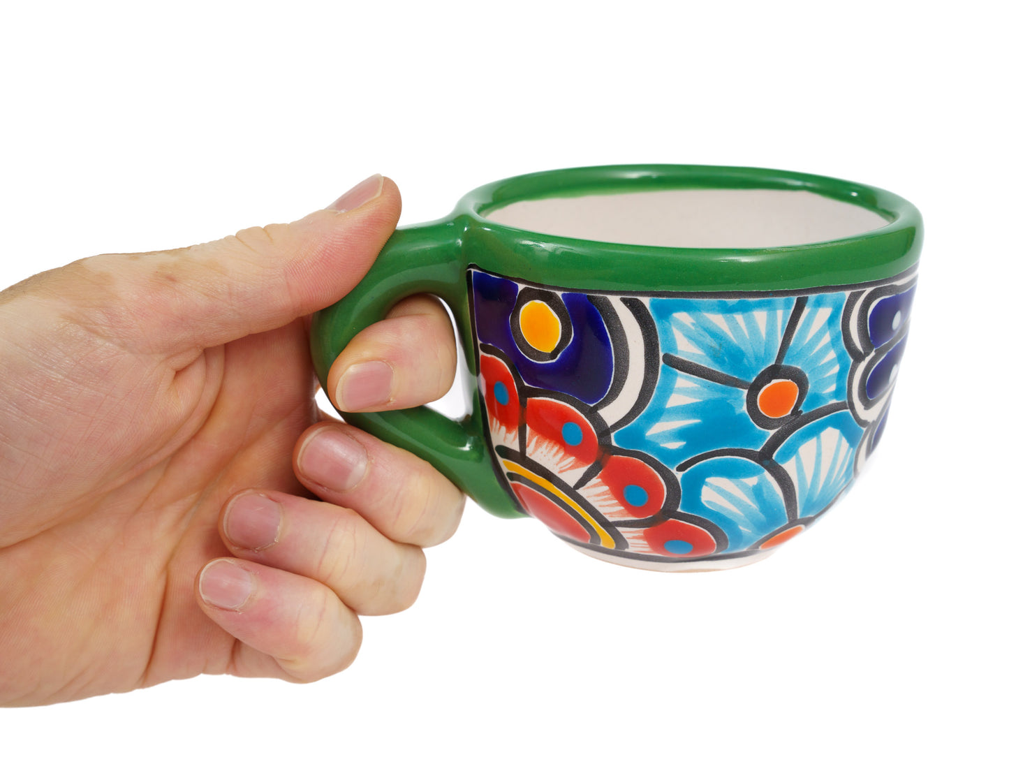 Cappuccino Cup Mug - Deep Green - (1PC)