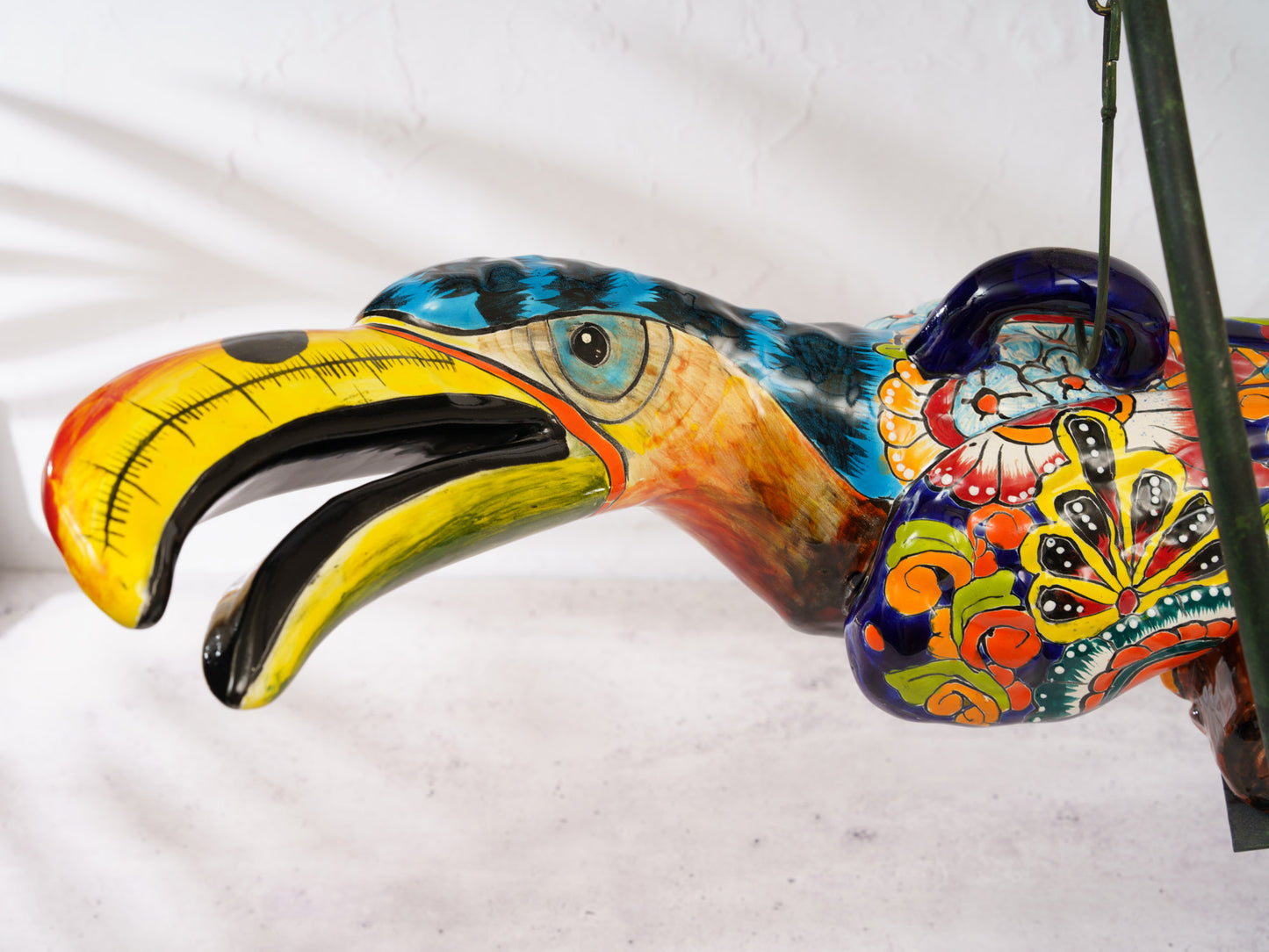 Large Toucan Hanging Tropical Bird - Multi-Color