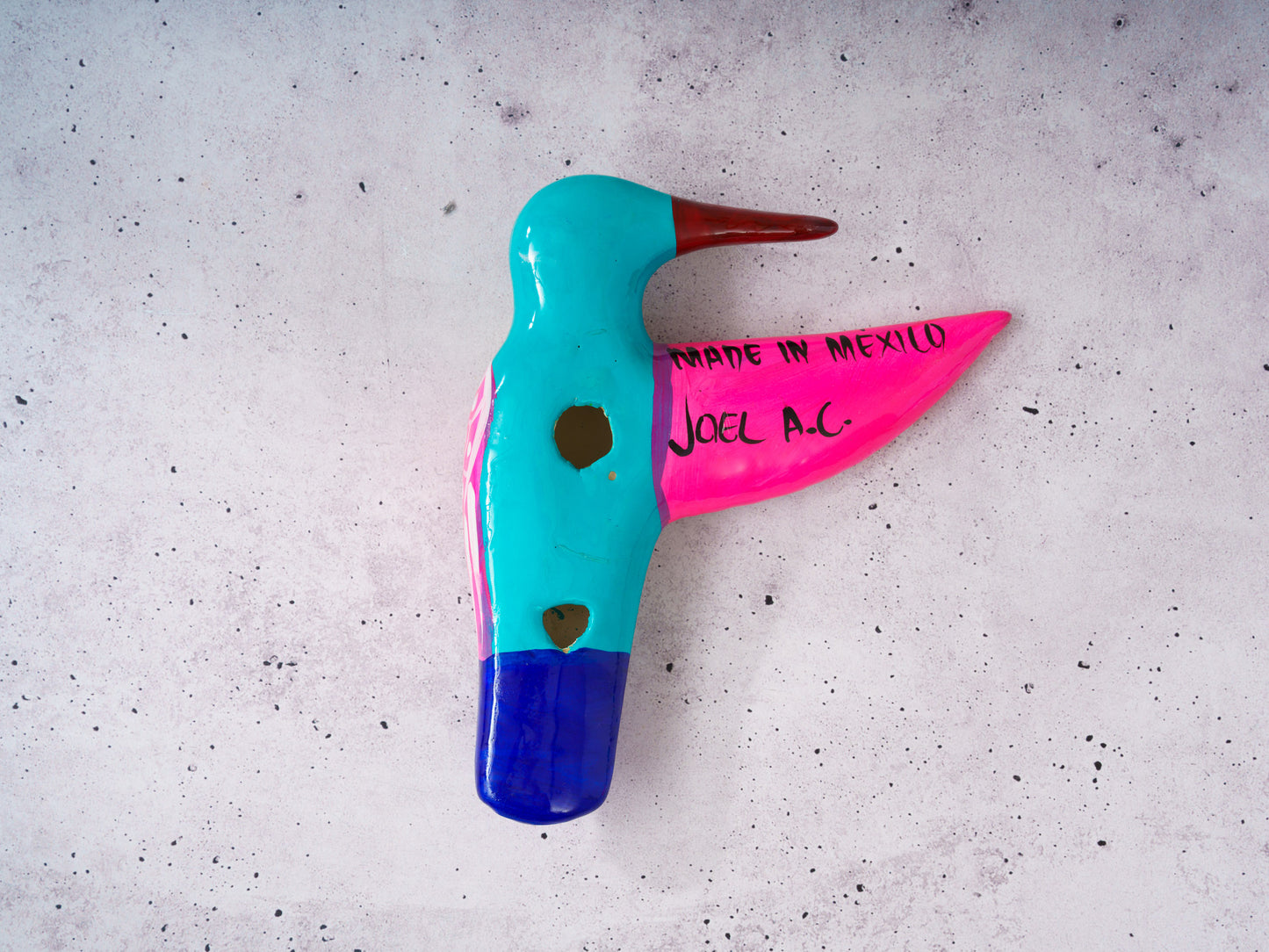 Hummingbird - Wall Art - Turquoise - Left - (1PC)