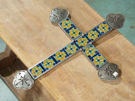 Tin & Tiles Extra Large Cross