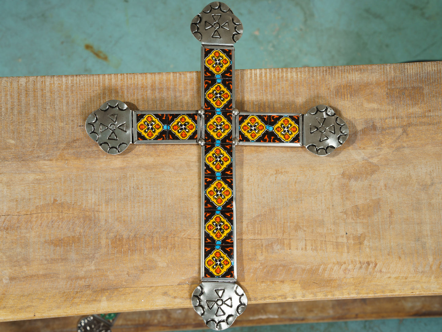 Tin & Tiles Extra Large Cross