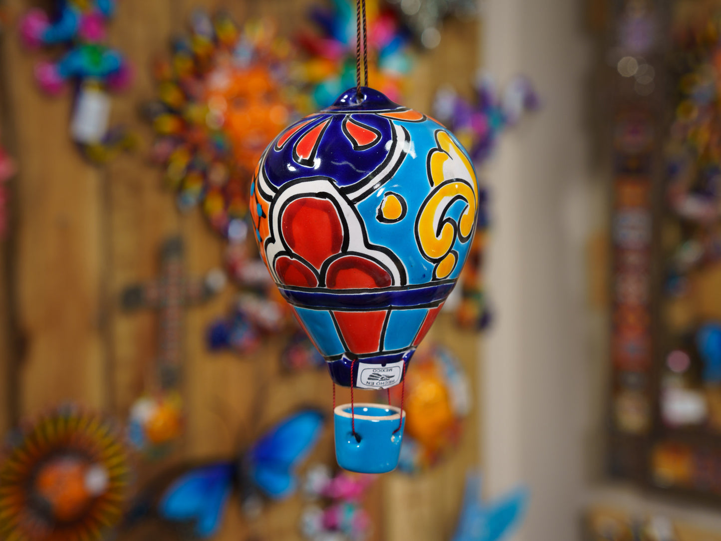 Hanging Hot Air Balloon - Small Turquoise