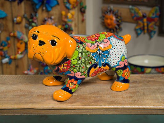 Bulldog Large Statue - Marigold