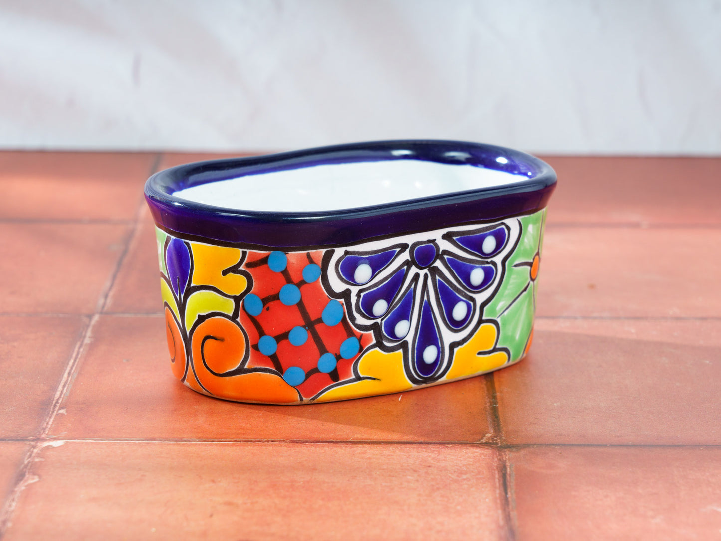 Mini Oval Planter - Cobalt - 1PC