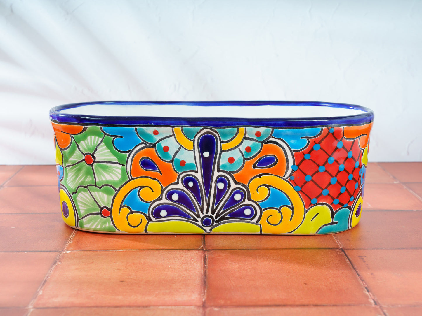 Oval Planter - Large (1PC) - Cobalt