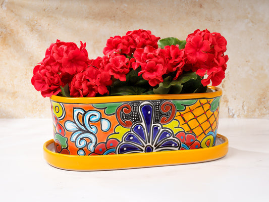 Oval Planter - Large (2PC) - Marigold