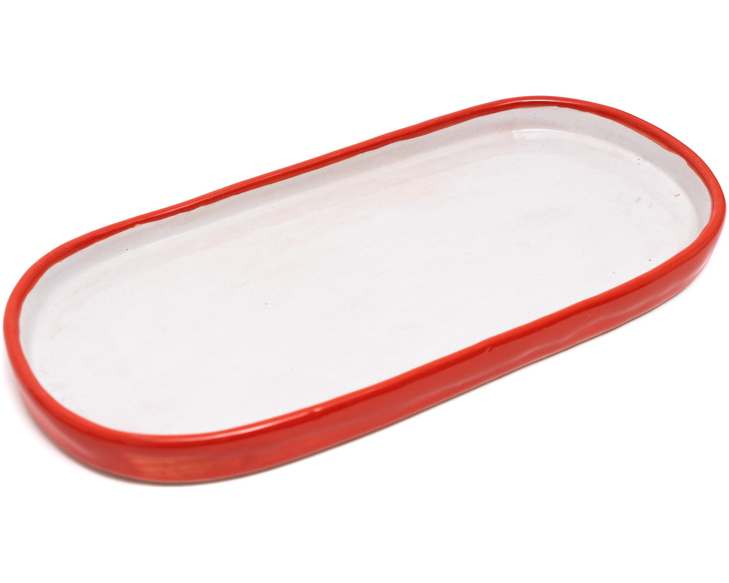 Saucer - Large Oval - Red