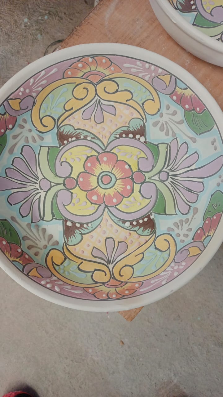 Large Serving "Tunero" Bowl - Multi-Color