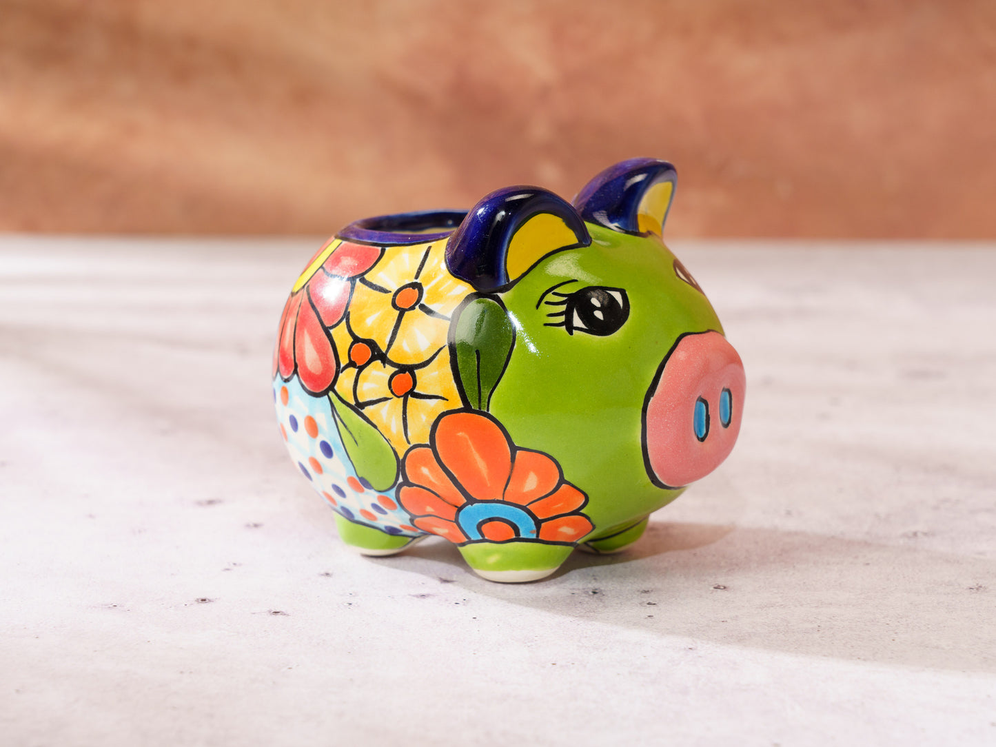 Pig Planter Mini - Lime Green