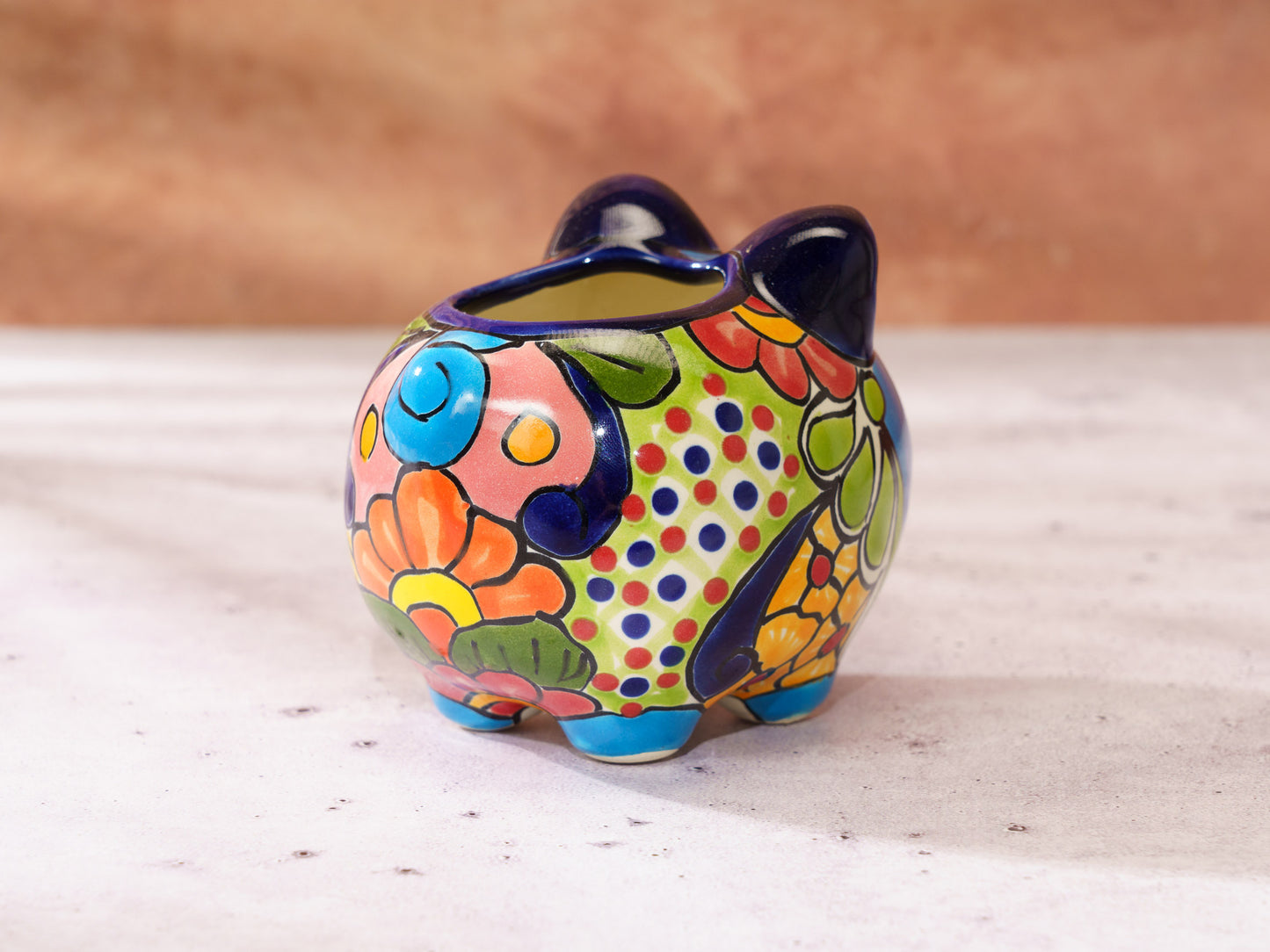 Pig Planter Mini - Turquoise