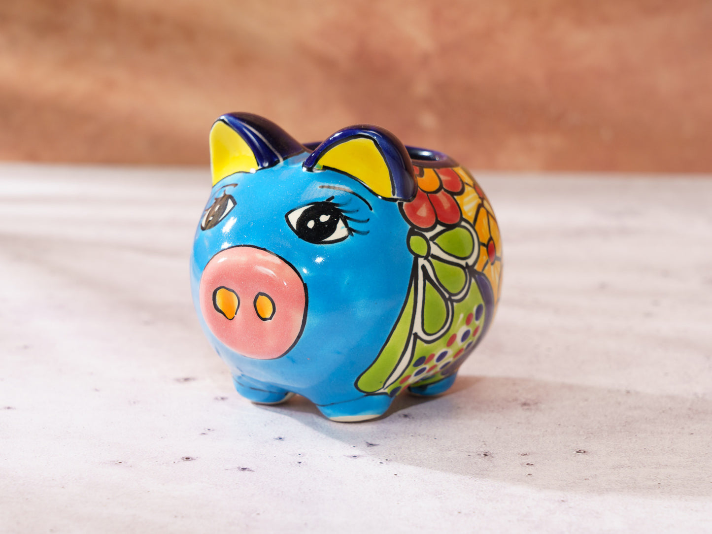 Pig Planter Mini - Turquoise