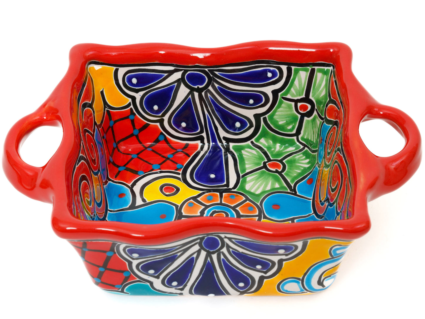Scalloped Bowl - Red