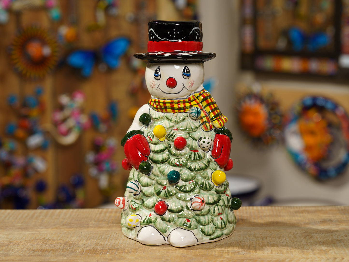 RARE Premium Quality Frosty Christmas Tree Statue