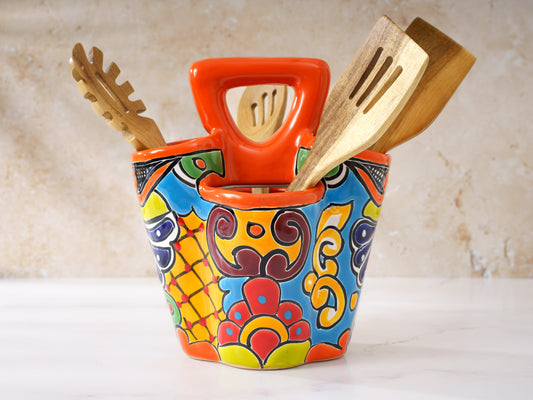 Utensil Holder Caddy - Orange