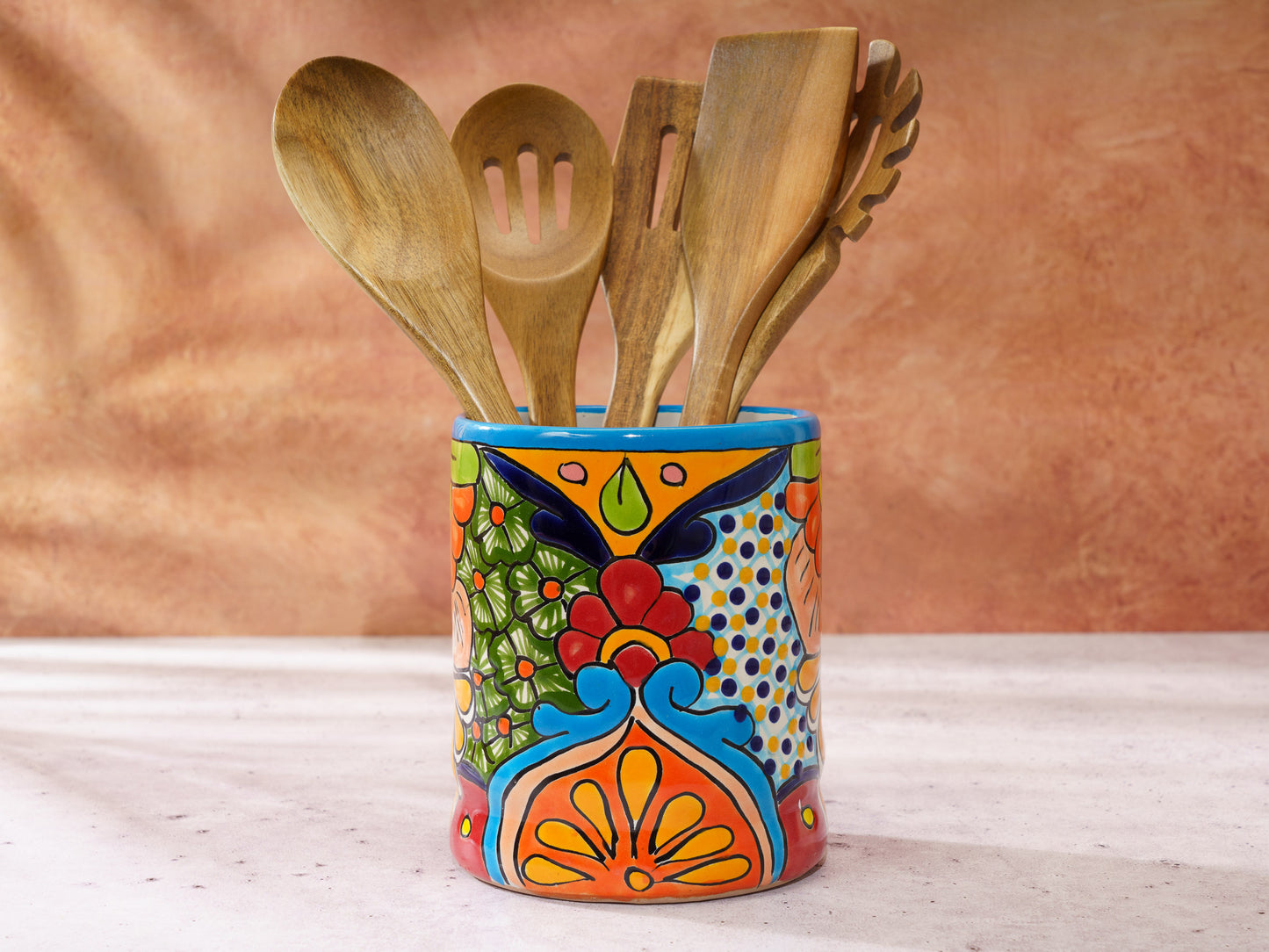 Utensil Holder - Small - Turquoise