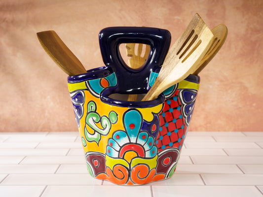 Utensil Holder Caddy - Cobalt