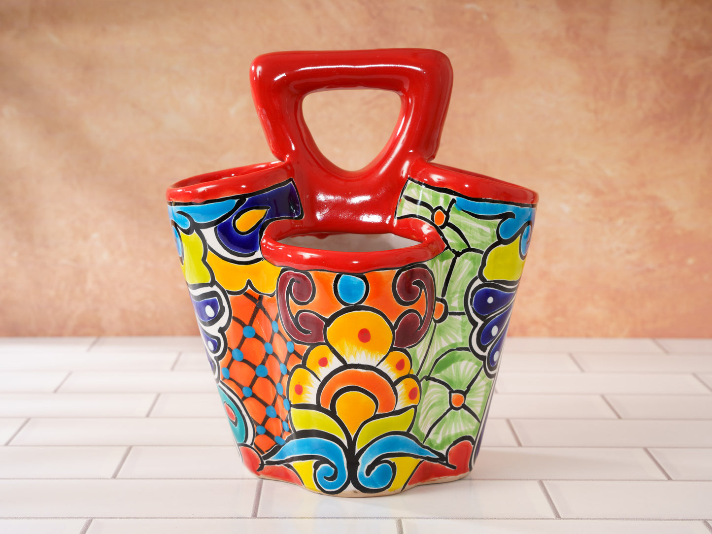 Utensil Holder Caddy - Red