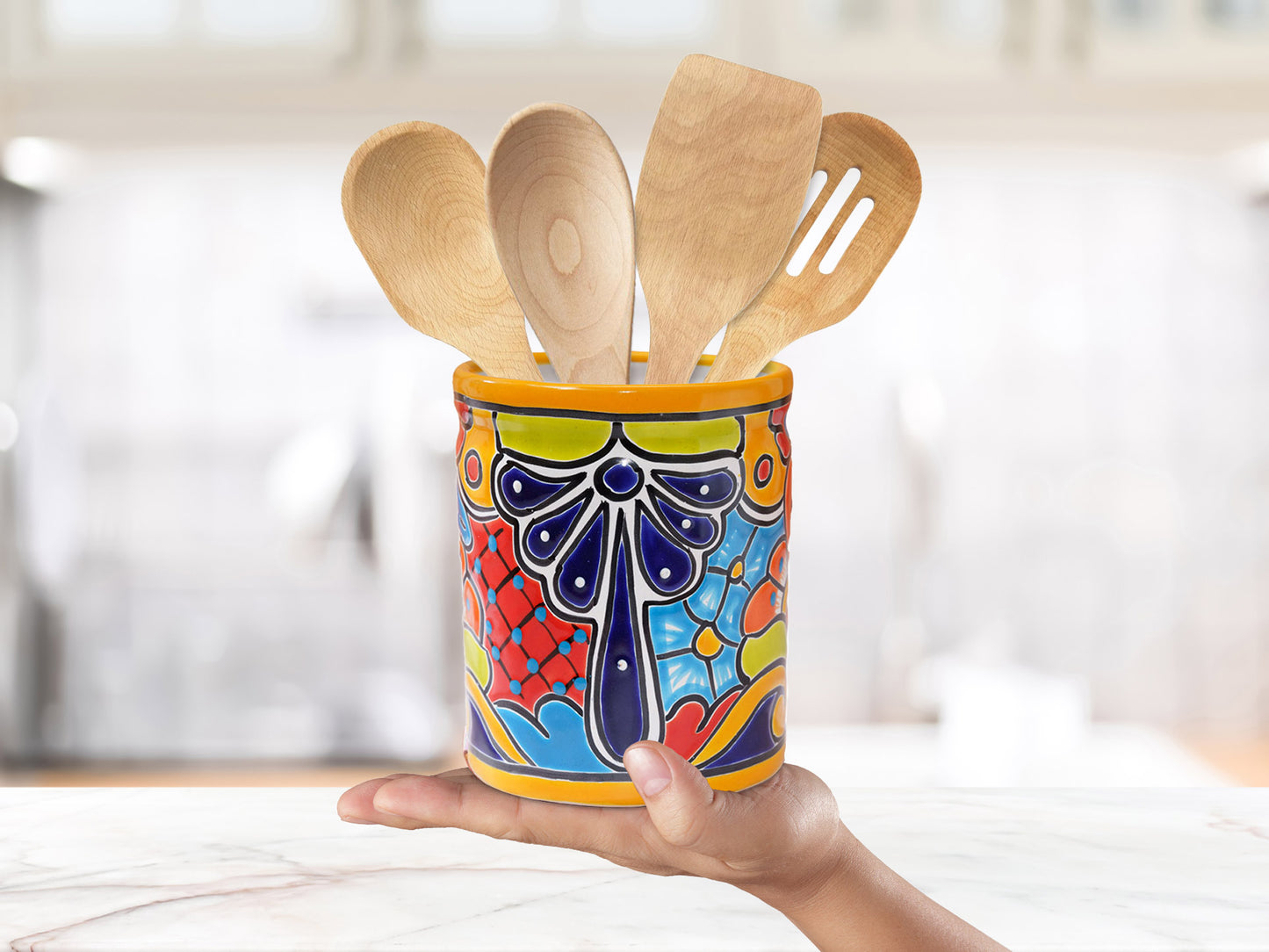 NEW! Utensil Holder - Medium - Marigold