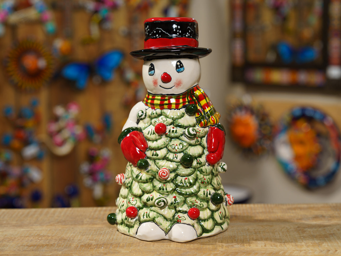 RARE Premium Quality Frosty Christmas Tree Statue