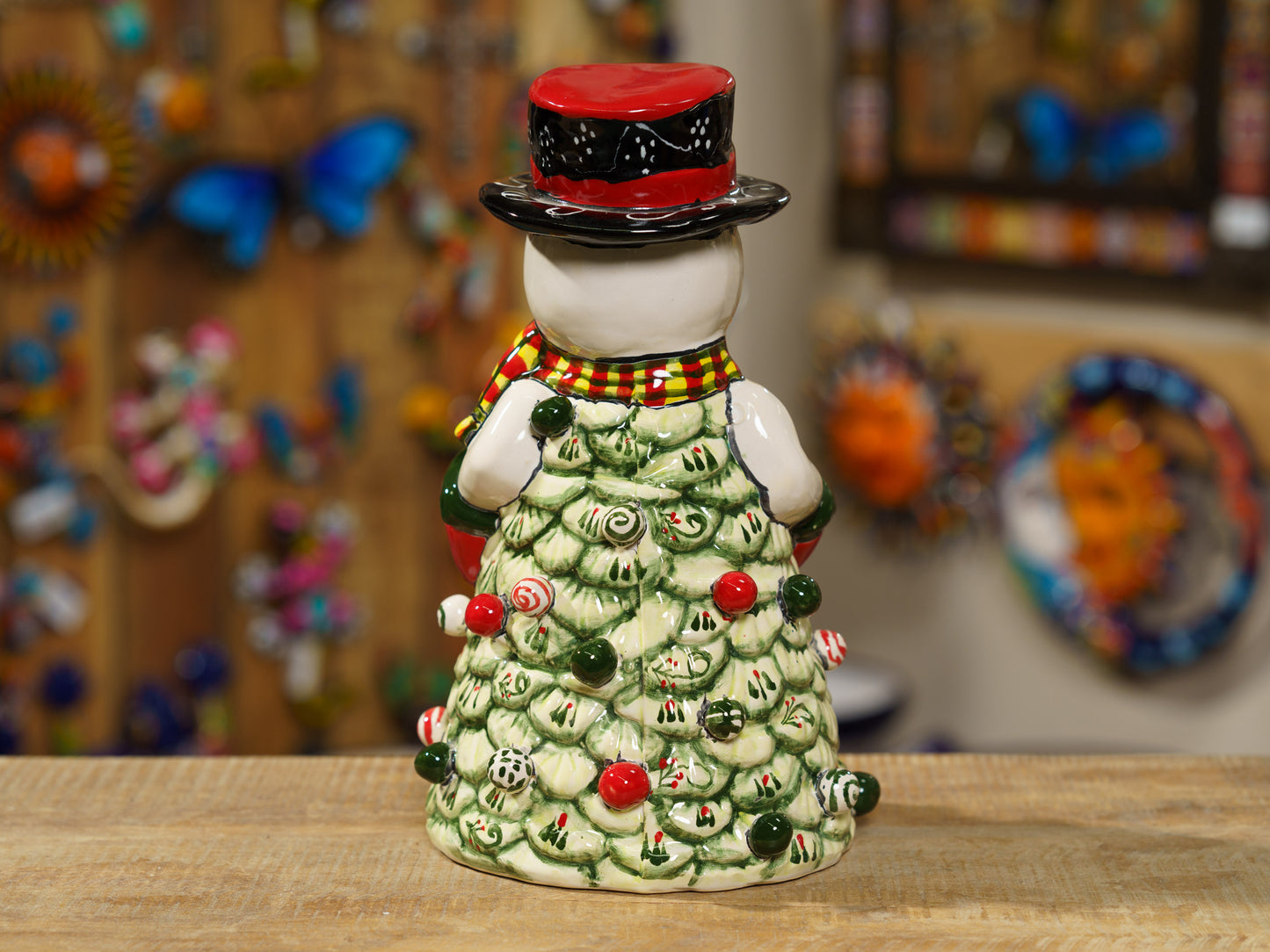 RARE Premium Quality Frosty Christmas Tree Statue