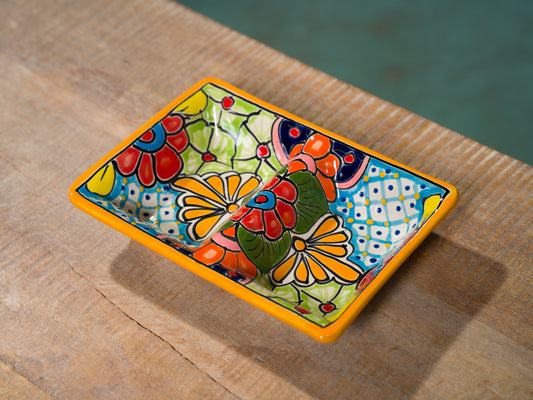 Two Section Serving Plate Marigold