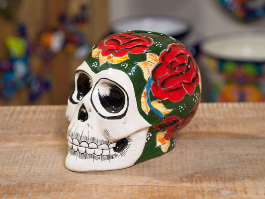 Skull Candle Holder