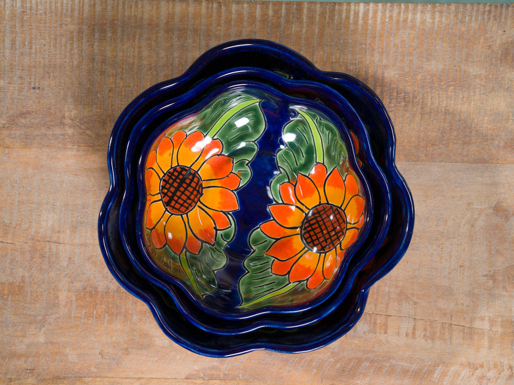 Sunflower Serving Bowl Set - 3 Piece