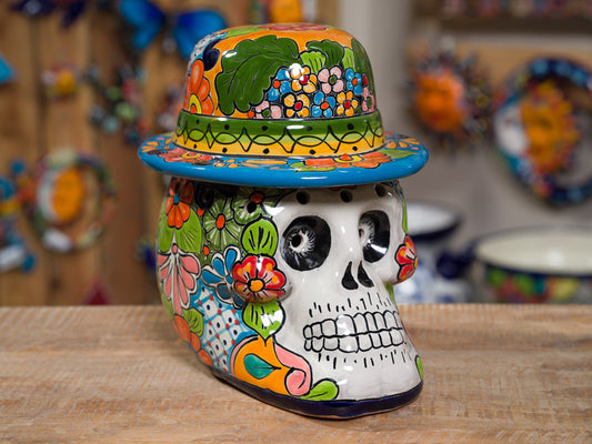 Extra Large Dia De Los Muertos Skull