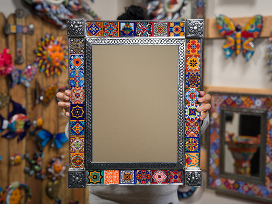 Talavera Tiles Mirror Medium