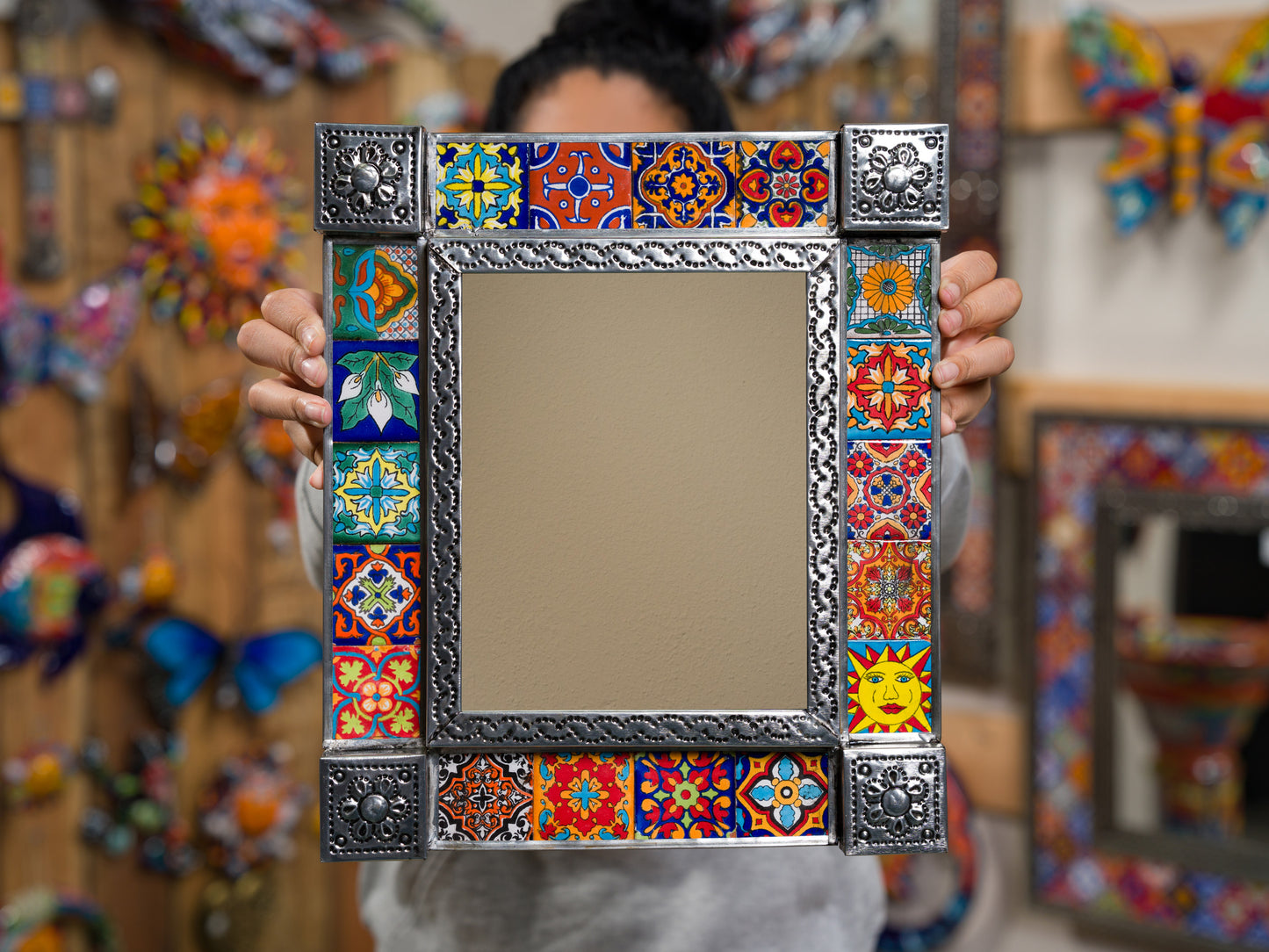 Talavera Tiles Small Mirror