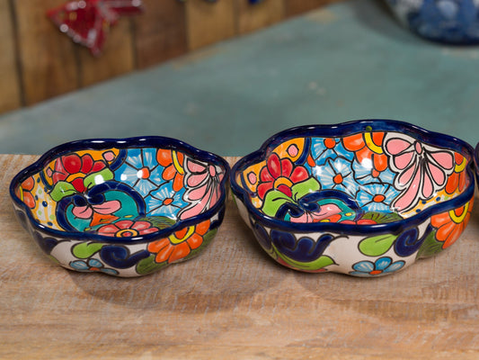 Multi Color Nesting Serving Bowl Set - 2 Piece