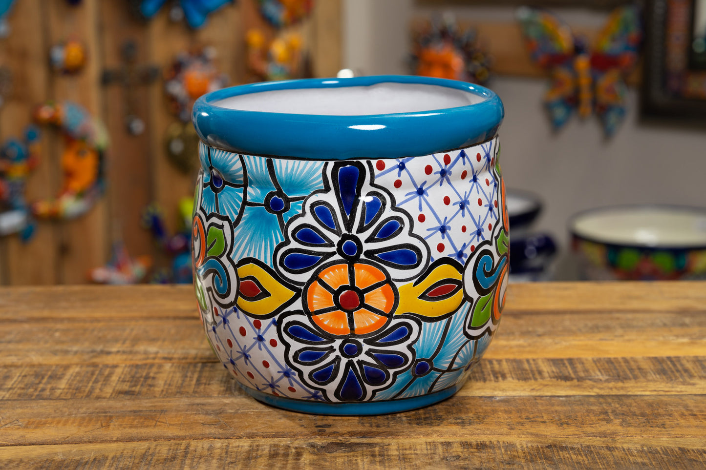 Campana Medium Planter - Turquoise