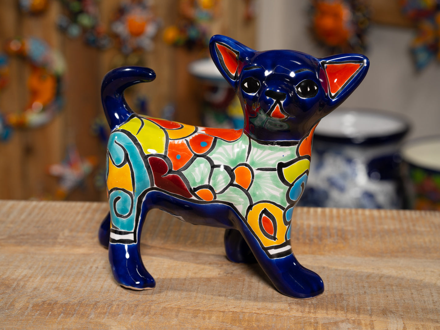 Chihuahua Figurine Medium - Cobalt